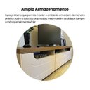 Ver imagem 6 de Rack para TV até 75 Polegadas MDF 200cm Tampo em Tamburato Mercury Artely Pinho/ Off White