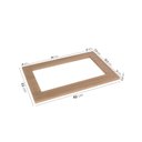 Ver imagem 2 de Tampo para Cooktop Planejado 5 Bocas 80cm Ipanema CabeCasa MadeiraOriginals Marrom/Acácia