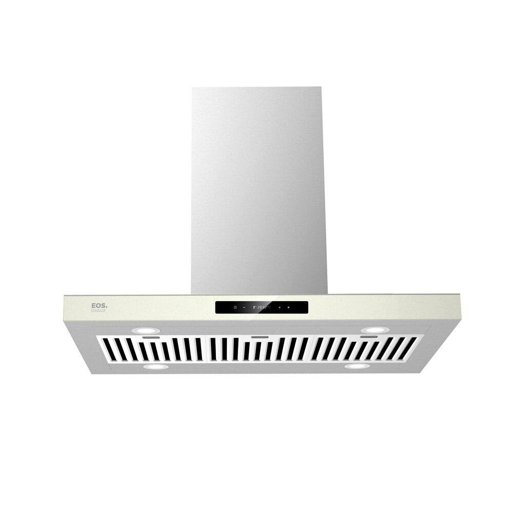 Coifa e Depurador de Ilha Eos 90cm Maxxi Air Digital Touch Tipo T em Inox Epco90itd 110v - 1