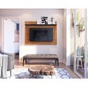 Ver imagem 4 de Painel para Tv Suspenso Ambiente Maia Noce Milano Preto Acetinado - Colibri