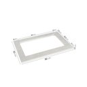 Ver imagem 2 de Tampo para Cooktop Planejado 5 Bocas 80cm Ipanema CabeCasa MadeiraOriginals Branco/Mármore