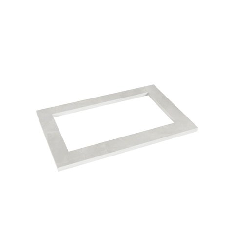 Tampo para Cooktop 5 Bocas 80cm Ipanema CabeCasa MadeiraOriginals Branco/Mármore