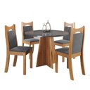 Ver imagem 2 de Conjunto de Jantar Mesa Redonda Herbal com 4 Cadeiras Dalas