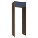 Ver imagem 1 de Porta-geladeira 83 Cm 1 Porta Basculante Rustic/azul Vik Madesa