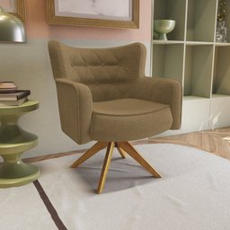Poltrona Decorativa para Sala de Estar Olga - 1
