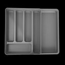 Ver imagem 5 de Organizador Suporte Porta Talheres Extensível Cozinha Gaveta Chumbo ou