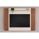 Ver imagem 1 de Painel Home P-tv até 55 Polegadas Trend Ripado Extensível C- Prateleira 108x150cm Freijo-off White
