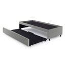 Ver imagem 4 de Cama Box Conjugada Solteiro 99CMX48CMX199CM com Cama Auxiliar Corino Bedslep B&g Cinza