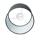 Ver imagem 3 de Cúpula Clássica de Abajur Luminária 18x18x15cm de Tecido Algodão Soquete Nacional Ref 86