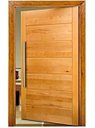 Ver imagem 1 de Porta Pivotante de Madeira Maciça Bbb 2,14x1,28 C/puxador e Fechadura