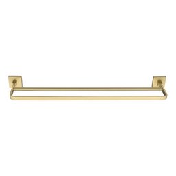 Toalheiro de Banho Dourado Fosco Quadrado Barra Dupla em Aço Inox - 2