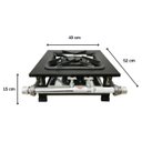 Ver imagem 3 de Fogão Industrial Gold de Mesa 1 Boca Dupla Baixa Pressão Perfil 7 Cefaz