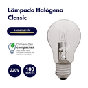 Ver imagem 2 de 10 Unidades Lâmpada Quente Halógena Classic A55 220V Potência 100W Temperatura 3000k Durín