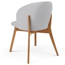 Ver imagem 6 de Kit 06 Cadeiras de Jantar e Estar Living Estofada Mia L02 Linho Cinza - Lyam Decor