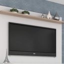 Ver imagem 7 de Conjunto Sala de Estar Rack 2 Portas com Painel para Tv até 42 Polegadas 181cmx135cm Benevello