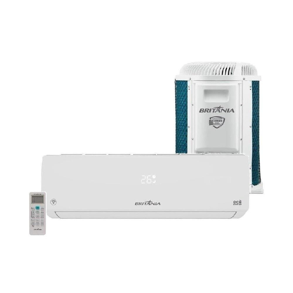 Ar Condicionado Split Britânia Hi Wall Eco Inverter 24.000 Btu/h Frio Monofásico Branco - 1