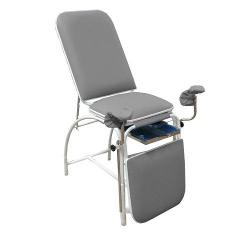 Mesa Maca de Exame Ginecológico com Gaveta Cinza