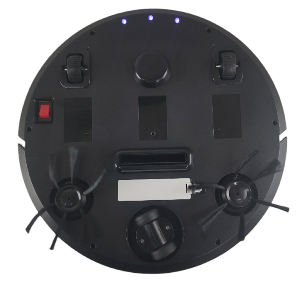 Robo Aspirador Passa Pano Multifuncional Varre Luz Ultravioleta Sensor Anti Queda Obstaculo Limpeza - 2