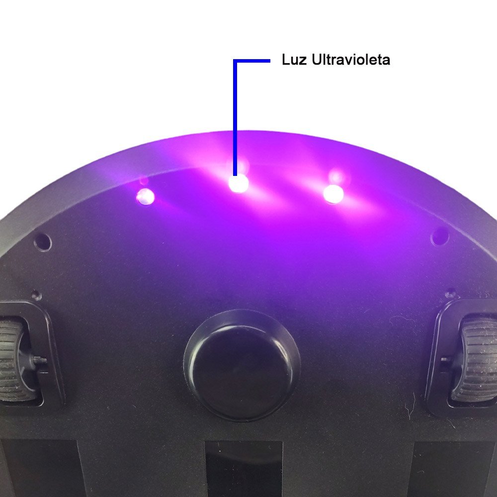 Robo Aspirador Passa Pano Multifuncional Varre Luz Ultravioleta Sensor Anti Queda Obstaculo Limpeza - 6