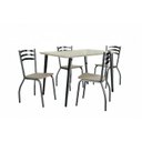 Ver imagem 3 de Base de Metal para Mesa de Jantar Iguaçu Prata/Cromada