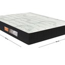 Ver imagem 2 de Colchão King Size Molas Bonnel Venezia 24x193cm Hard Coil Orthoflex Preto/Cinza