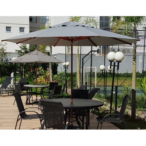 Guarda Sol Ombrelone 3,00m para Mesa Jardim Piscina Praia Condomínio