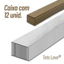 Ver imagem 4 de Kit com 8,85 m² Forro Teto Leve Base de Polímero Pead Marmo Grey 295X25x 0,7cm Formaco Decor