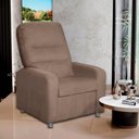 Ver imagem 7 de Poltrona Decorativa do Papai Reclinável Confortável Suede - Lm Decor Cappuccino