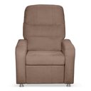 Ver imagem 3 de Poltrona Decorativa do Papai Reclinável Confortável Suede - Lm Decor Cappuccino