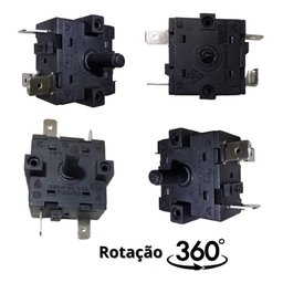 Chave Seletora Rotativa Forno Eletrico Fb54x Fb54b Original - 3