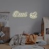 Kit 2 Luminosos Decorativos Nome + Cavalinho Led - 1