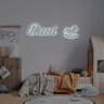 Kit 2 Luminosos Decorativos Nome + Cavalinho Led - 4