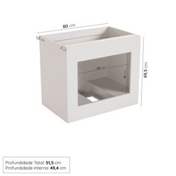 Balcão Forno de Embutir sem Tampo sem Rodapé Ipanema CabeCasa MadeiraMadeira - 3