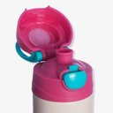 Ver imagem 2 de Garrafa Térmica Top Handle com Adesivos Amigas Floral 500ml Zonacriativa