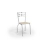 Conjunto Sala de Jantar 1 Mesa Iguaçu Tampo Vidro Retangular 4 Cadeiras Portugal - 4