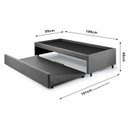 Ver imagem 3 de Bicama Box para Dois Colchões Solteiro Suede