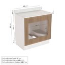 Ver imagem 3 de Balcão Forno de Embutir Ipanema CabeCasa MadeiraOriginals