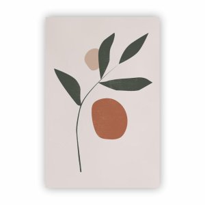 Quadro Decorativo Quarto Canvas Minimalista Galho 30x40cm