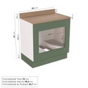 Ver imagem 4 de Balcão Forno de Embutir Ipanema CabeCasa MadeiraOriginals