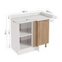 Ver imagem 3 de Balcão de Canto Reto Ipanema CabeCasa MadeiraOriginals