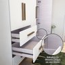 Quarto Infantil com Guarda Roupa 4 Portas e Cômoda 1 Porta 100% MDF Kakau Retrô Espresso Móveis - 16