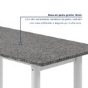 Ver imagem 3 de Mesa para Sala de Jantar Tampo Granito 120x75cm