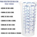 Ver imagem 6 de Copo Medida 500ml + Pote Redondo com Tampa 5,2 Litros Colors.