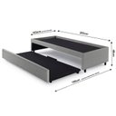 Ver imagem 4 de Bicama Box para Dois Colchões Solteirão Courino