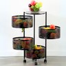 Fruteira Redonda 4 Andares para Cozinha Organização e Estilo - 7