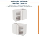 Ver imagem 6 de Balcão de Canto Reto sem Tampo sem Rodapé Ipanema CabeCasa MadeiraOriginals