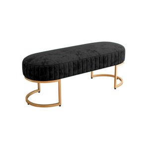 Recamier Glow Veludo Preto 