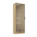 Ver imagem 3 de Sapateira Divino Good em MDF 66x187cm Porta Reflecta com LED Olmo 1232