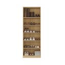 Ver imagem 5 de Sapateira Divino Good em MDF 66x187cm Porta Reflecta com LED Olmo 1232