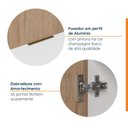 Ver imagem 5 de Armário Aéreo de Canto Reto Ipanema CabeCasa MadeiraOriginals